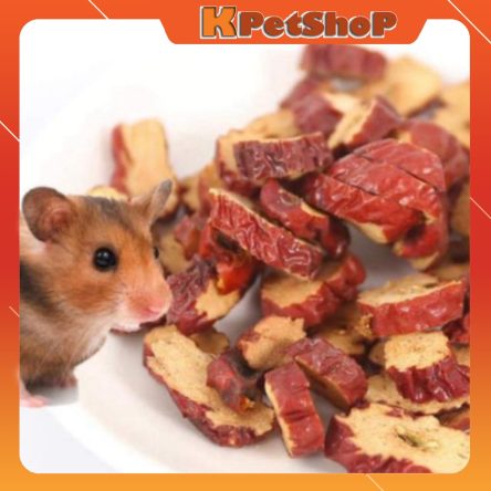 Táo Đỏ Ngọt Sấy Khô Cắt Lát – Thức Ăn Cho Hamster, Sóc Bông, Sóc Đất, Sóc Bay Úc…