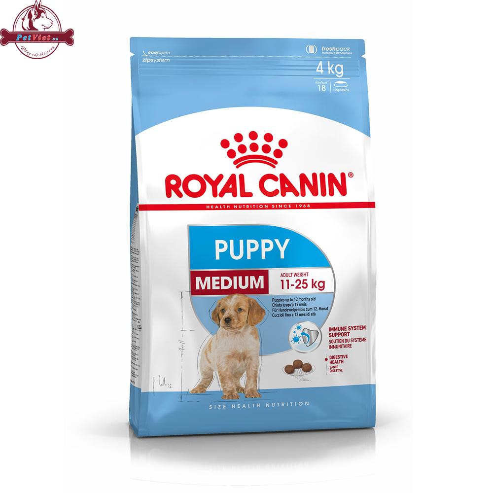 Thức Ăn Cho Chó Con Cỡ Vừa Royal Canin Medium Puppy