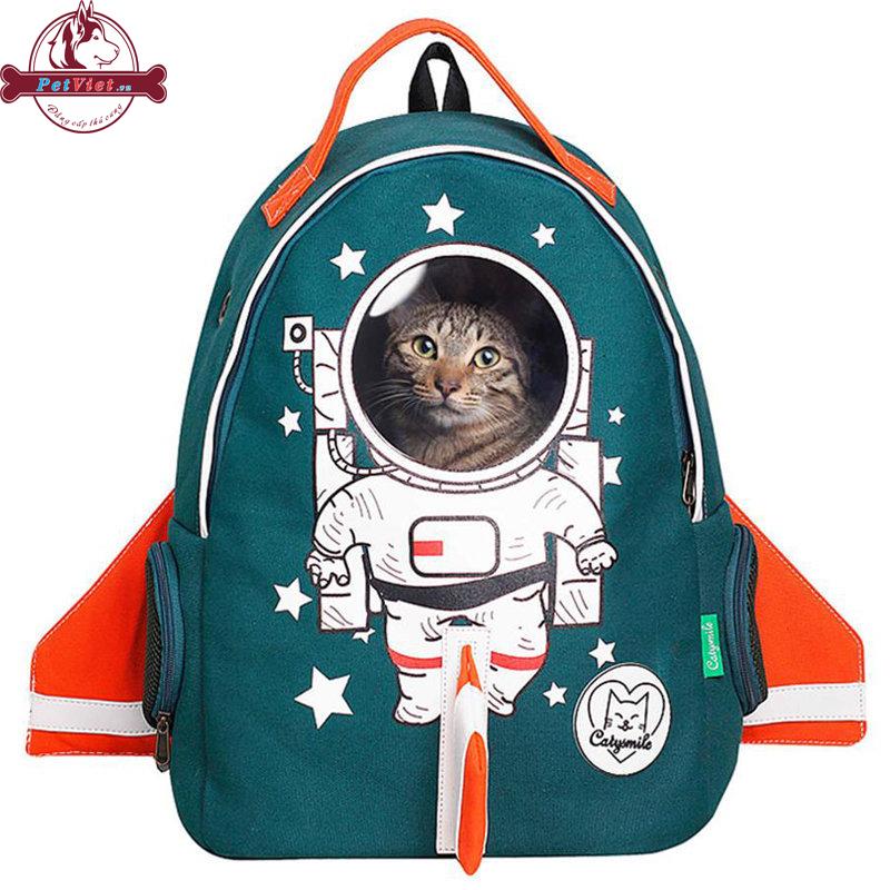 Balo Đựng Chó Mèo Petismile Space Rocket - Ảnh 2