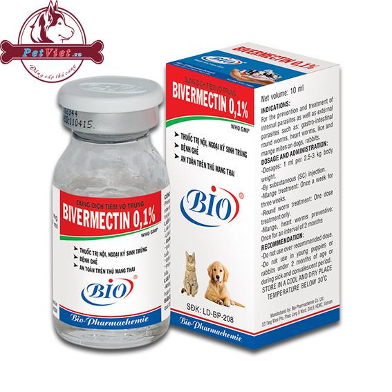 Thuốc Tiêm Bio Bivermectin 0,1%