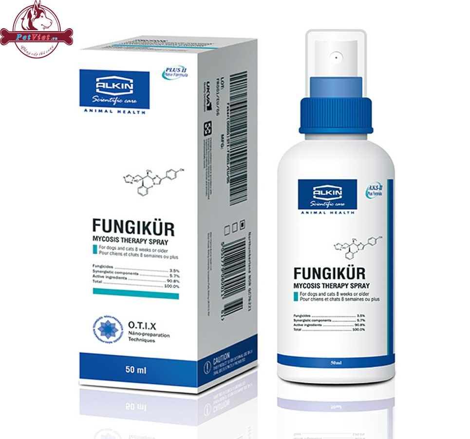 thuốc trị nấm Alkin  Fungikur để điều trị hiệu quả hơn.