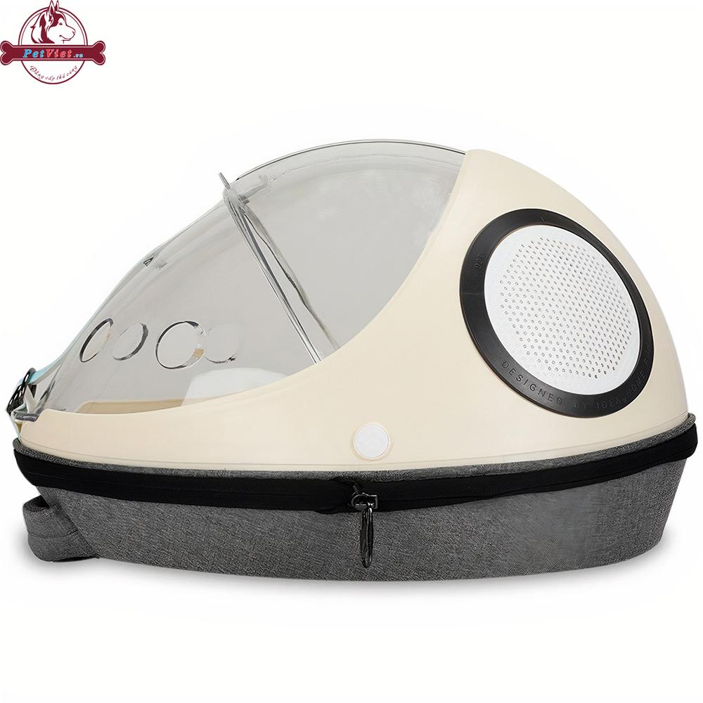 Balo Đựng Chó Mèo Hình Vỏ Trứng Loffe Eggshell - Ảnh 5