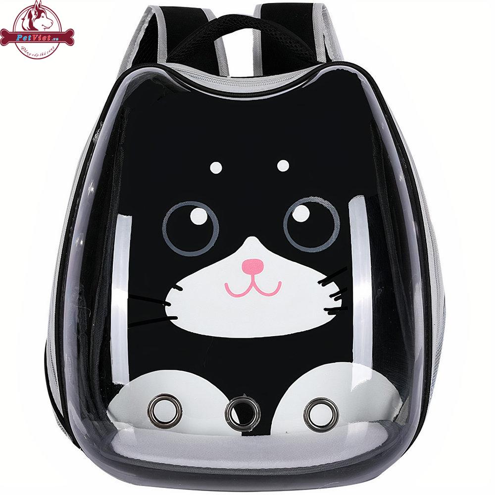 Balo Đựng Chó Mèo Trong Suốt Hình Động Vật Loffe Animal Backpack - Ảnh 5