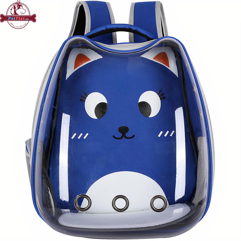 Balo Đựng Chó Mèo Trong Suốt Hình Động Vật Loffe Animal Backpack - Ảnh 6