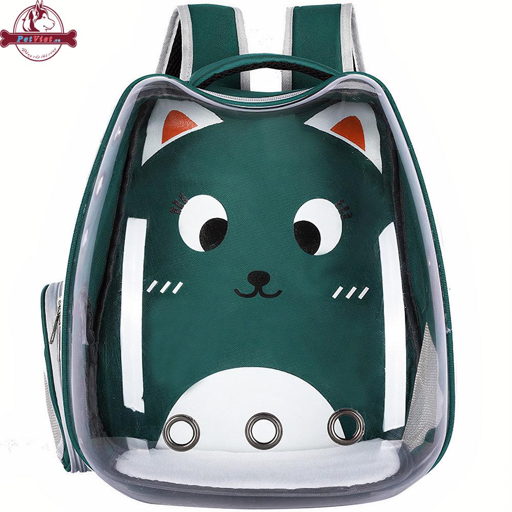 Balo Đựng Chó Mèo Trong Suốt Hình Động Vật Loffe Animal Backpack - Ảnh 7