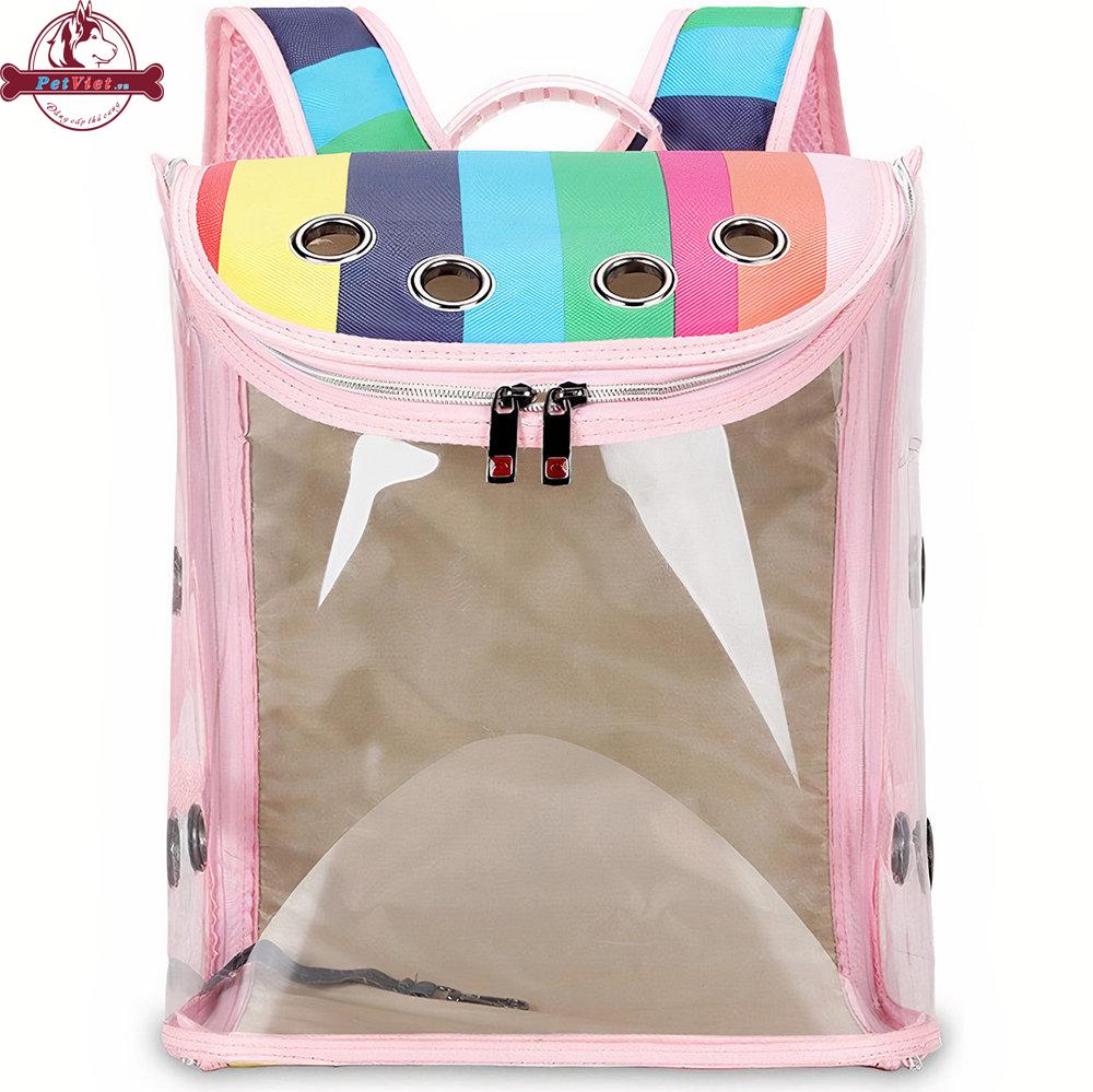 Balo Đựng Chó Mèo Trong Suốt Loffe Kucing Backpack