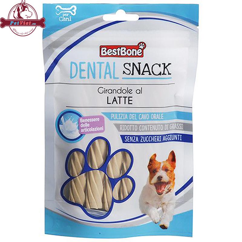 Bánh Thưởng Cho Chó Chăm Sóc Răng Miệng Paw Best Bone Dental Snack