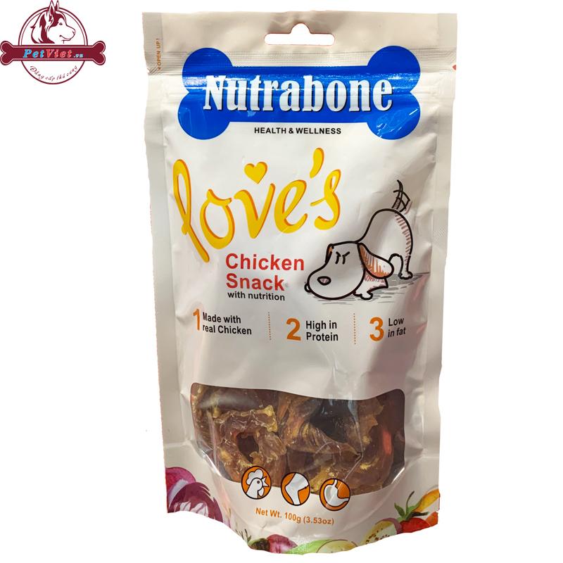 Bánh Thưởng Cho Chó Vị Thịt Gà Nutrabone Chicken Snack 2