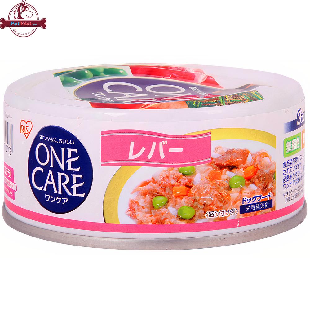 Pate Cho Chó Vị Mề Gà Iris Ohyama One Care Gizzard