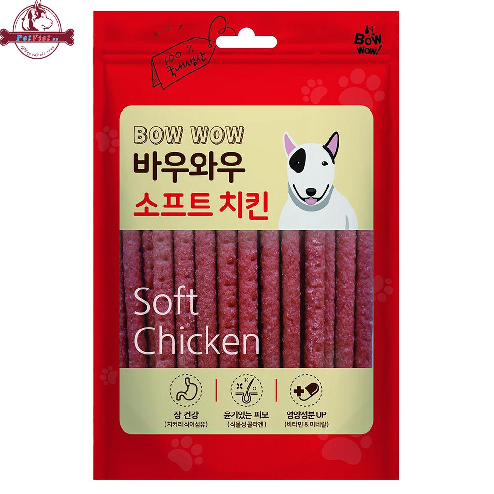 Que Bánh Thưởng Cho Chó Bowwow Soft Chicken