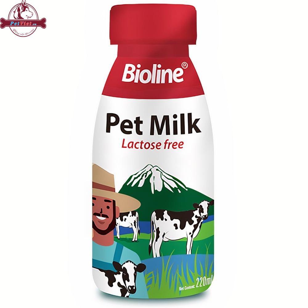 Sữa Cho Chó Mèo Tươi Ngon Uống Liền Bioline Pet Milk