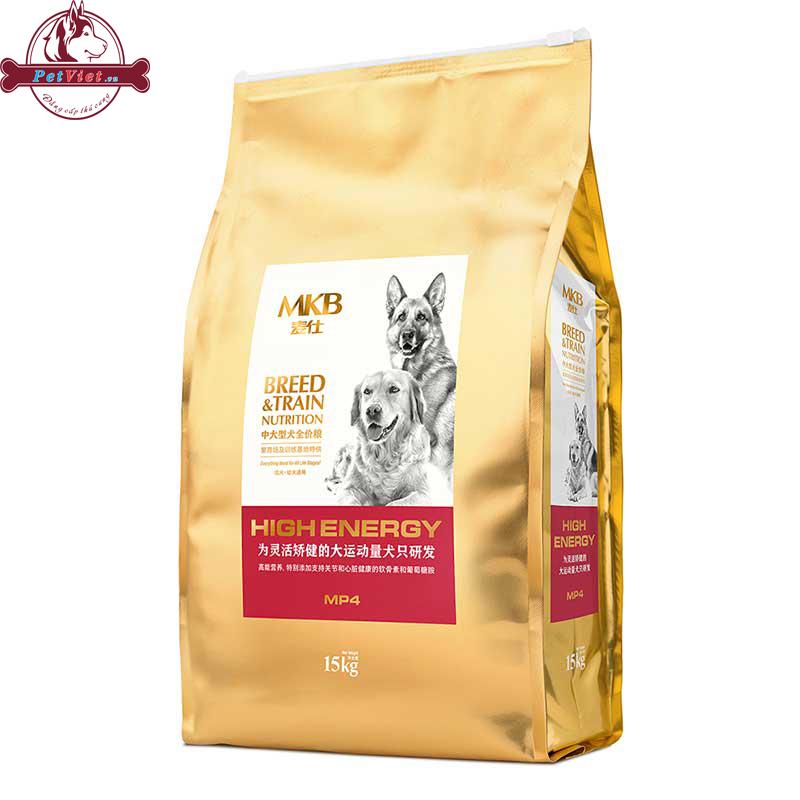 Thức Ăn Cho Chó MKB Breed & Train Nutrition High Energy