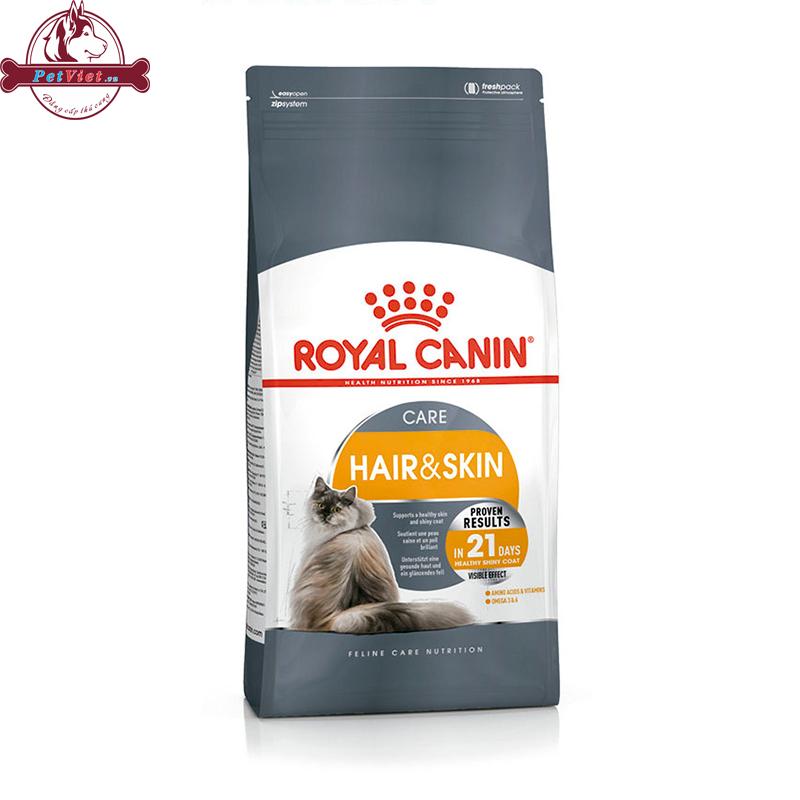 Thức Ăn Cho Mèo Dưỡng Đẹp Lông Royal Canin Hair & Skin
