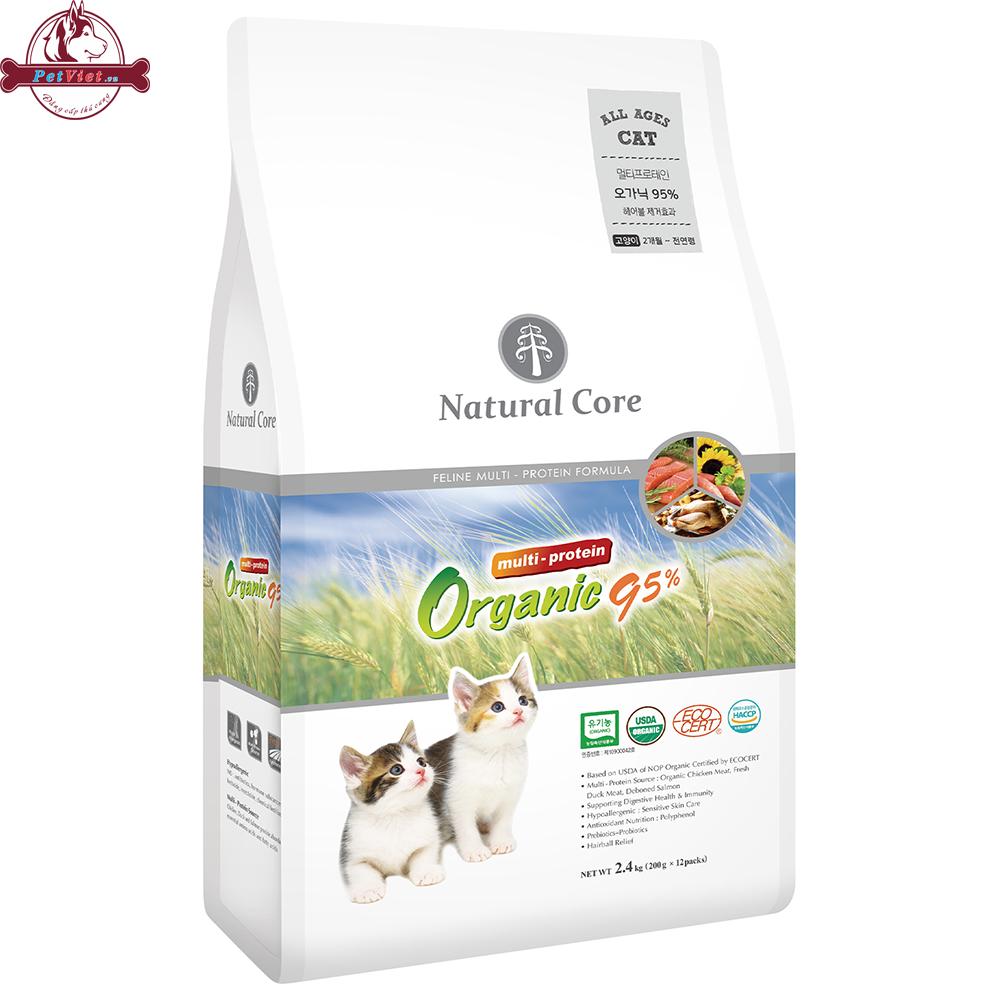 Thức Ăn Cho Mèo Hữu Cơ Natural Core Multi Protein Organic