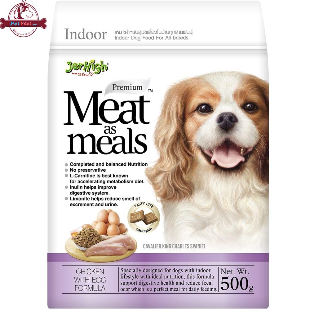 Thức Ăn Hạt Mềm Cho Chó Vị Trứng Thịt Gà Jerhigh Meat As Meals Chicken With Egg Formula