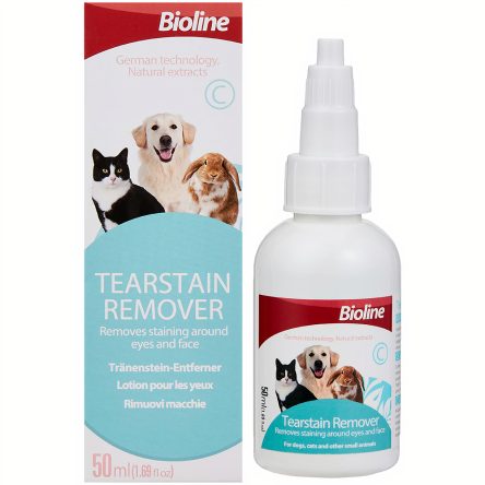 Thuốc Làm Sạch Vết Ố Lông Khóe Mắt Cho Chó Mèo Bioline Tearstain Remover