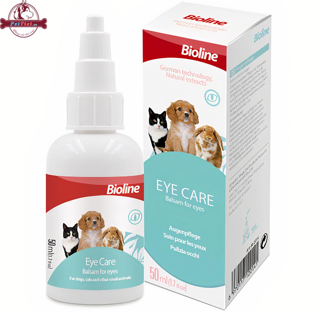 Dung Dịch Vệ Sinh Viền Quanh Mắt Cho Chó Mèo Bioline Eye Care