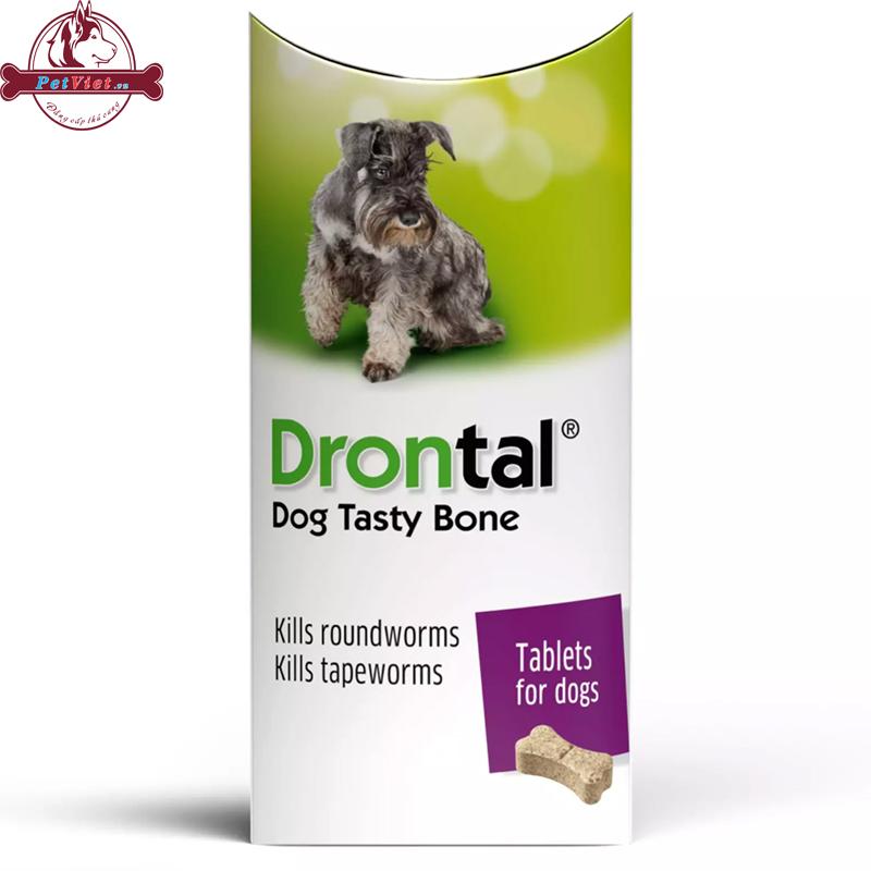 Thuốc Tẩy Giun Cho Chó Bayer Drontal Plus Flavour For Dogs
