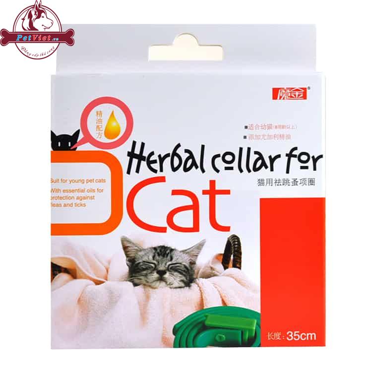 Vòng Cổ Trị Ve Rận Cho Mèo Magic Herbal Collar For Cat