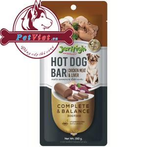 Xúc Xích Cho Chó Vị Gan Thịt Gà Jerhigh Hot Dog Bar Chicken Meat Liver
