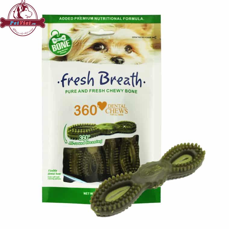 Xương Cho Chó Gặm Thơm Miệng Vegebrand 360 Fresh Breath Bone