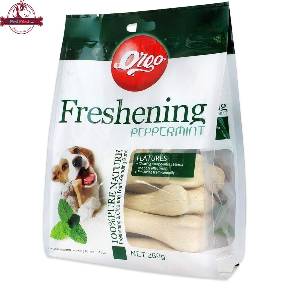 Xương Gặm Sạch Răng Cho Chó Vegebrand Orgo Freshening Peppermint