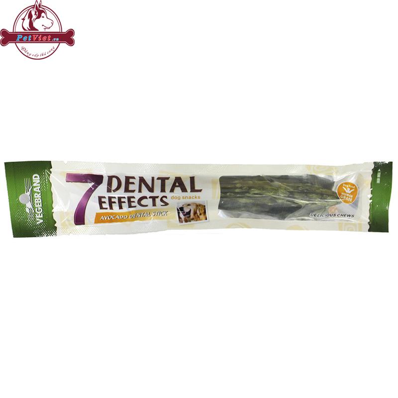 Xương Gặm Sạch Răng Cho Chó Vị Bơ Vegebrand 7 Dental Effects Avocado Dental Stick