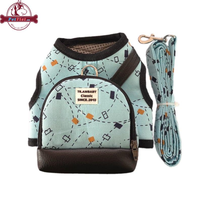 Yếm Cho Chó Mèo Kèm Dây Dắt Ambaby Pet 1JXS054 - Ảnh 3