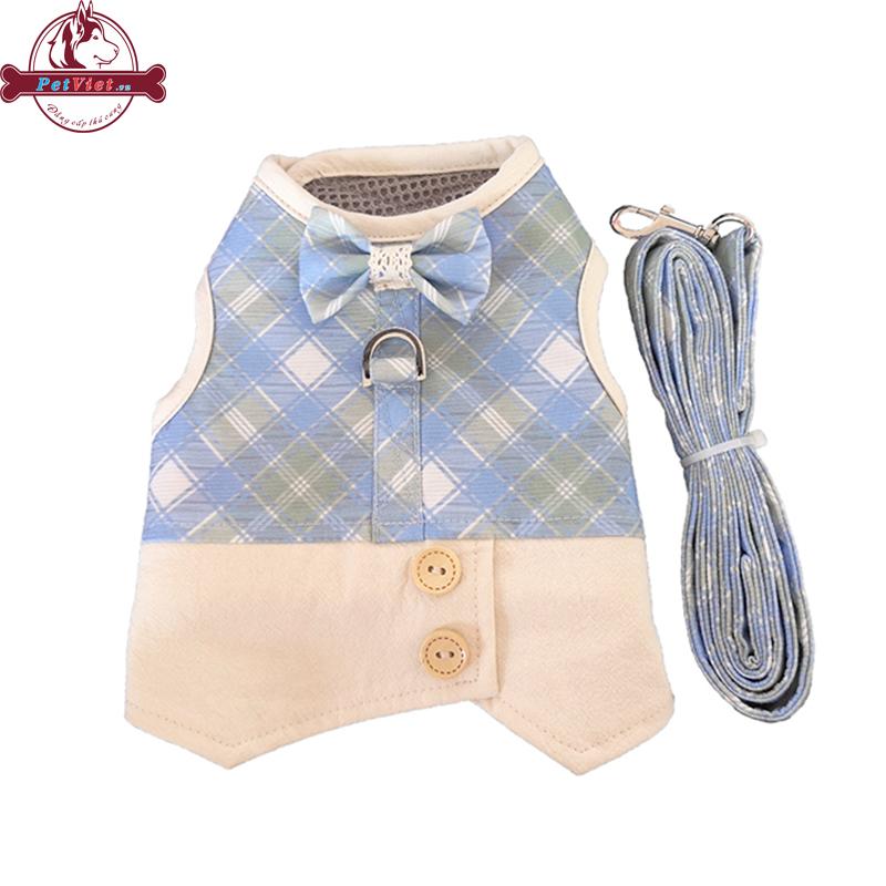 Yếm Cho Chó Mèo Kèm Dây Dắt Ambaby Pet 1JXS044 - Ảnh 2