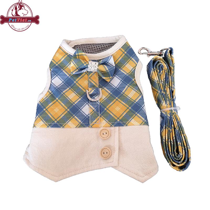 Yếm Cho Chó Mèo Kèm Dây Dắt Ambaby Pet 1JXS044 - Ảnh 3