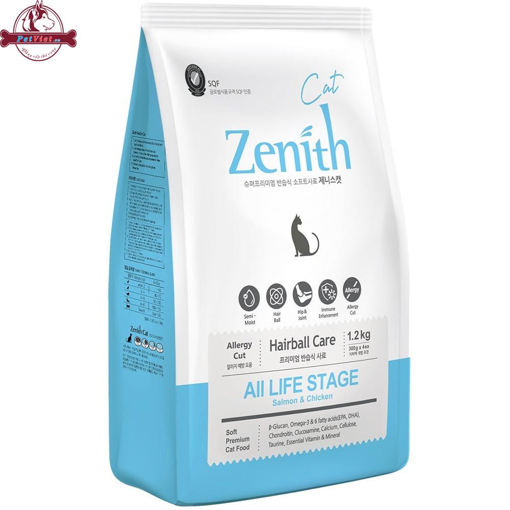Thức Ăn Cho Mèo Giúp Loại Bỏ Búi Lông Zenith Cat Hairball